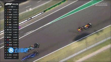 谁的问题？维斯塔潘超越了汉密尔顿 两人相撞 前者的赛车冲出赛道